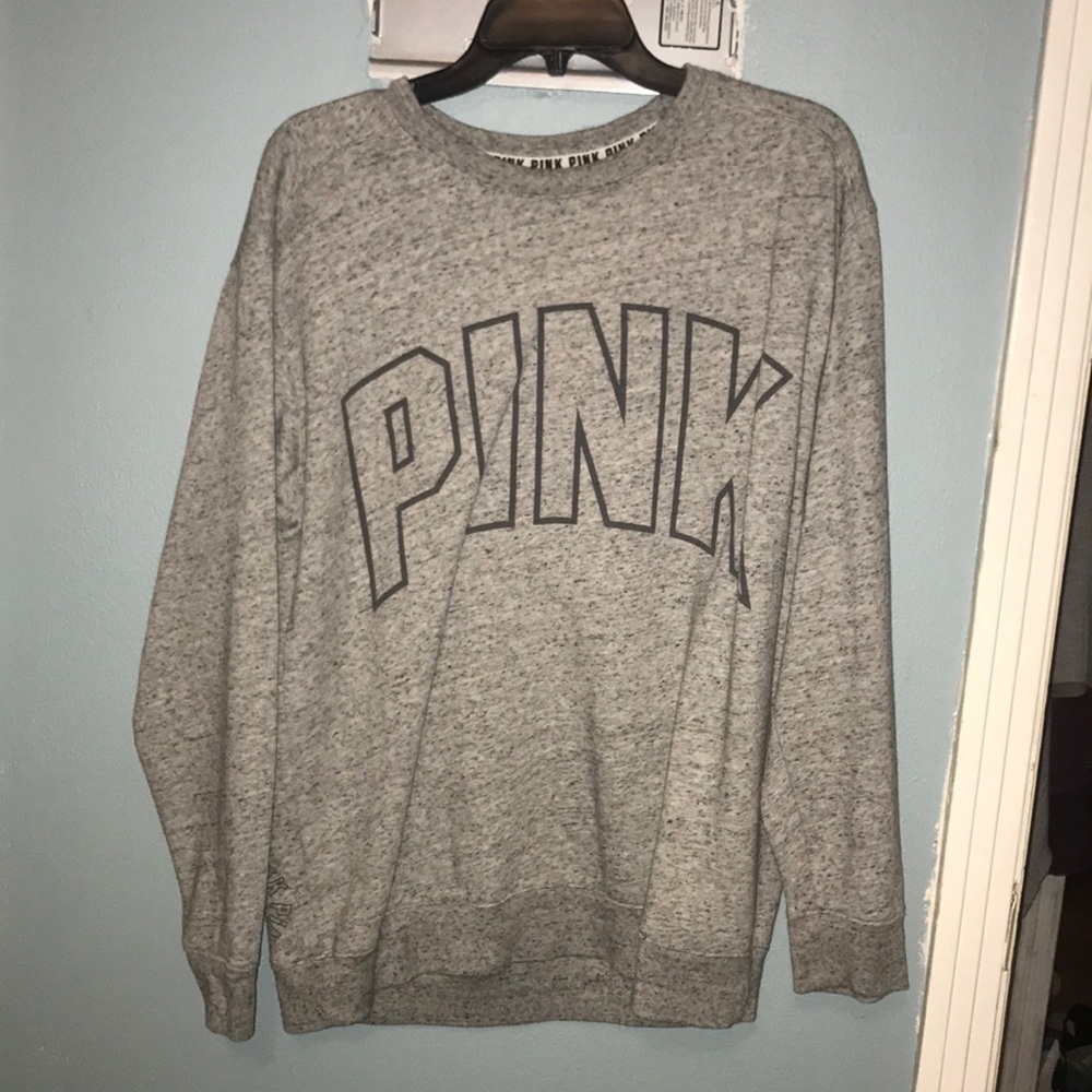Victoria Secret Pink grey sweatshirt